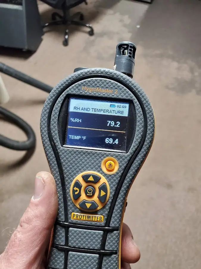 Moisture meter humidity assessment for Fire & Smoke Damage Restoration in Wellington