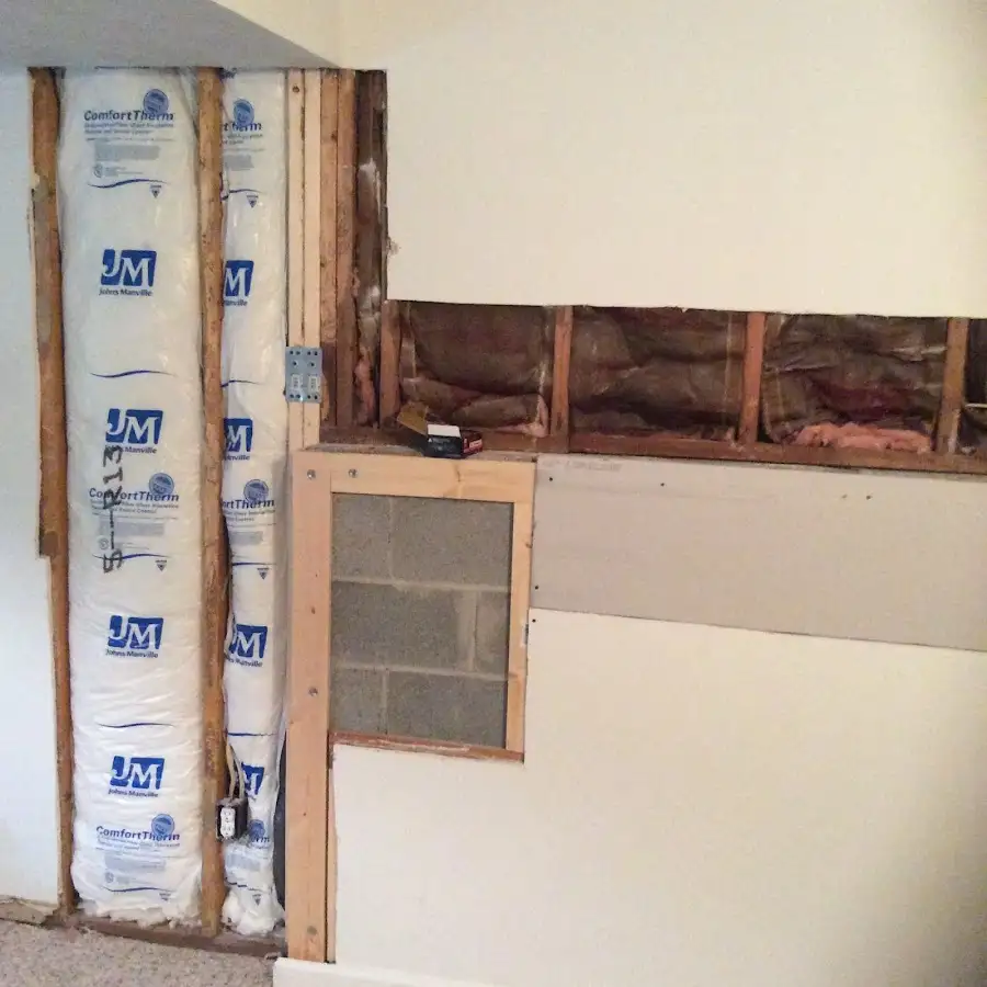 Wall insulation replacement during Odor Removal & Deodorization in Wellington